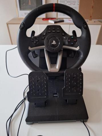 HORI Volant Gaming PS4 + pédalier, Enlèvement, Comme neuf, Volant ou Pédales, PlayStation 3