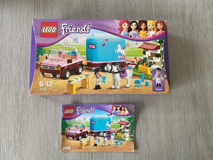 Lego Friends 3186 - Remorque pour chevaux, Enfants & Bébés, Jouets | Duplo & Lego, Comme neuf, Lego, Ensemble complet, Enlèvement ou Envoi