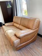 leren vintage bank / zetel, Ophalen, Gebruikt, 150 tot 200 cm, Tweepersoons