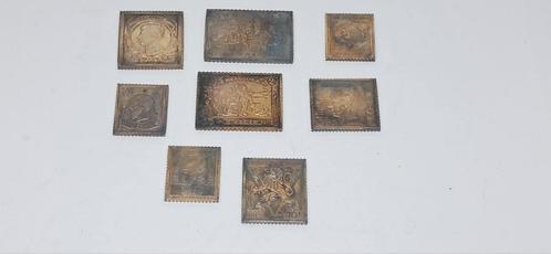 925 zilveren belgische postzegels 1980, Postzegels en Munten, Postzegels | Europa | België, Ophalen