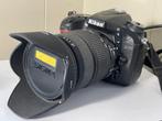 Nikon D7100 met lens Sigma 18-200 OS, 8 keer of meer, Gebruikt, Ophalen of Verzenden, 24 Megapixel