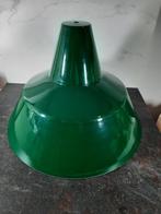 Groen/wit emaille lampkap, Ophalen of Verzenden