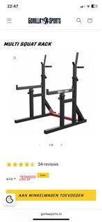 Multi squat rack/ bench press +fitness bank, Sport en Fitness, Fitnessmaterialen, Ophalen