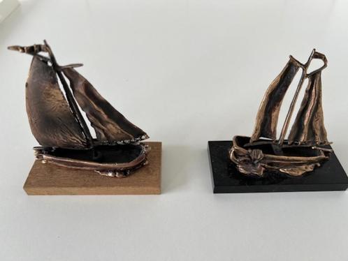2 bateaux en bronze, Antiquités & Art, Antiquités | Bronze & Cuivre, Bronze, Enlèvement ou Envoi