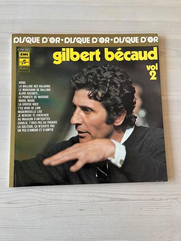 Gilbert Bécaud - vol 2 (vinyl LP, pressage original, joli ét, Enlèvement ou Envoi, 1960 à 1980, Utilisé, 12 pouces