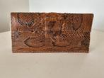 Handtas vintage Slangenhuid Leder, Handtassen en Accessoires, Tassen | Damestassen, Ophalen of Verzenden, Zo goed als nieuw, Handtas