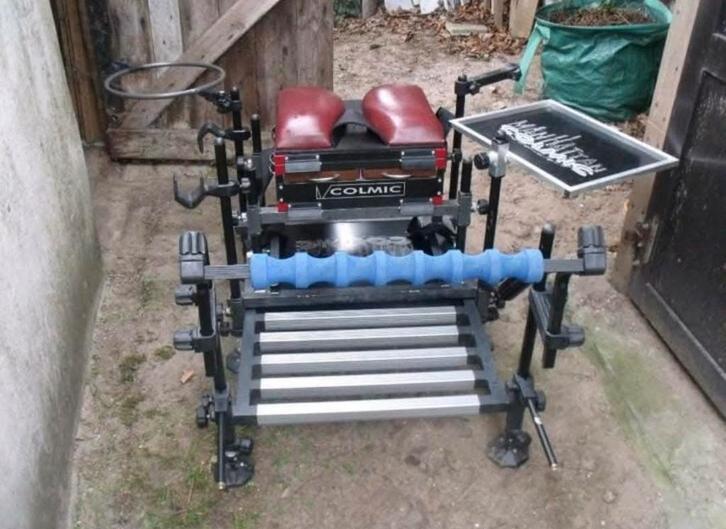 Colmic Seatbox / Viskist (kan geleverd worden) 150€ VP, Watersport en Boten, Hengelsport | Witvissen, Gebruikt, Vaste hengel, Ophalen