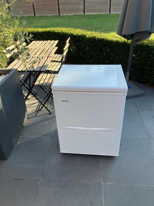 Diepvries Haier met bovenklep en schuif, Elektronische apparatuur, Vriezers en Diepvrieskisten, Zo goed als nieuw, Vrijstaand