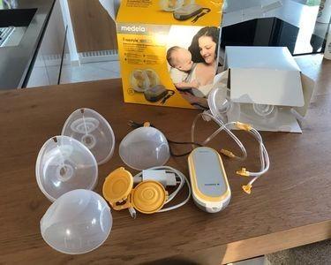 medela tire-lait électrique double freestyle hands-free, Kinderen en Baby's, Babyvoeding en Toebehoren, Zo goed als nieuw, Borstkolf