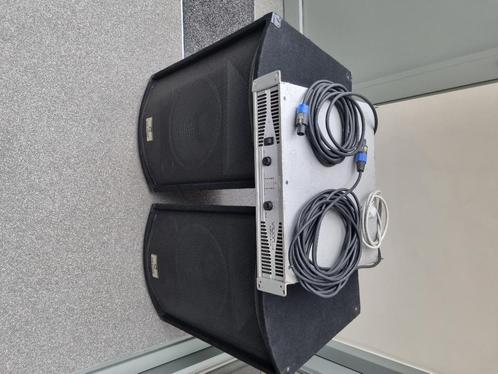 DEVINE Boxenset met AMERICAN AUDIO versterker, Audio, Tv en Foto, Luidsprekerboxen, Gebruikt, Overige typen, 120 watt of meer