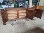 Eiken dressoir, Ophalen, Eikenhout, 200 cm of meer, 50 tot 75 cm