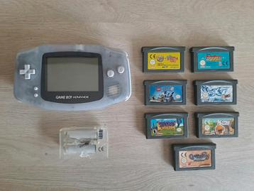 Nintendo Gameboy Advance Transparant (zie beschrijving) beschikbaar voor biedingen