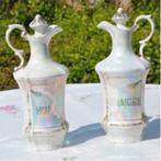 Huilier et vinaigriers en porcelaine irisée, Enlèvement ou Envoi