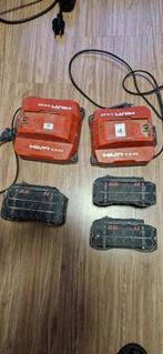 Hilti Nuron Batterijen en oplader (NURON), Ophalen of Verzenden, Zo goed als nieuw