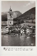 Carte postale ancienne : Hotel Im Weissen Rössl am Wolfgangs, Autriche, 1920 à 1940, Non affranchie, Enlèvement ou Envoi