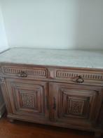 Dressoir, marmer blad, gezandstraald, Huis en Inrichting, Ophalen, Gebruikt