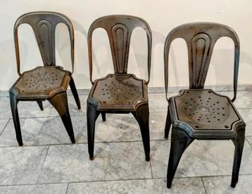 Chaises Fibrocit METAL (Circa 1940), Enlèvement, Utilisé