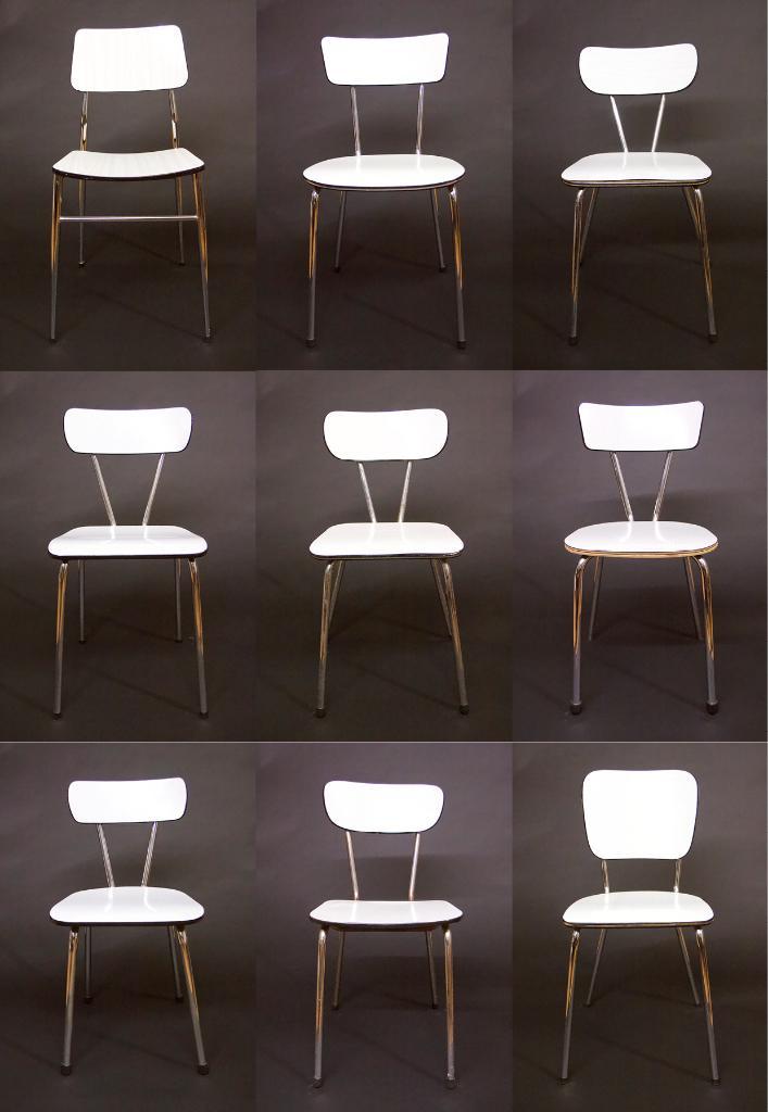 Chaises fomica vintage (9x), Antiquités & Art, Antiquités | Meubles | Chaises & Canapés, Enlèvement