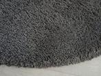 rond donkergrijs tapijt 130 cm, Huis en Inrichting, Ophalen, Rond, Zo goed als nieuw, Tijdloos