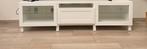 TV kast witte, Ophalen, 150 tot 200 cm, Nieuw, Glas