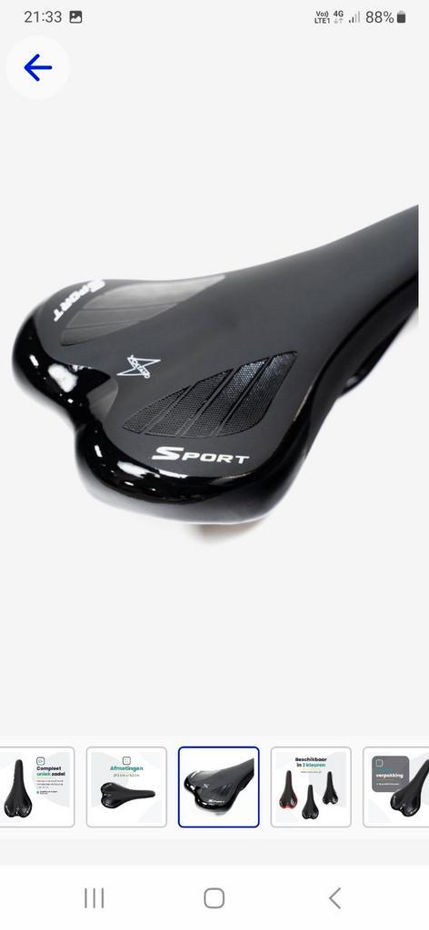 Voltano Race / MTB fietszadel, Fietsen en Brommers, Fietsaccessoires | Overige Fietsaccessoires, Nieuw, Ophalen