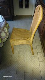 3 rieten stoelen, Ophalen, Zo goed als nieuw