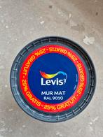 Levis Mur Mat RAL 9010 - 10L Muurverf Mat Wit - Ongeopend, Ophalen, Wit, Nieuw, Verf