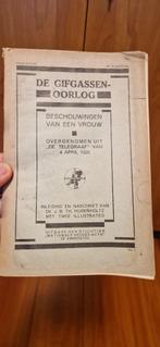 Boek: De gifgassenoorlog, beschouwing van een vrouw 1925, Ophalen, Gelezen