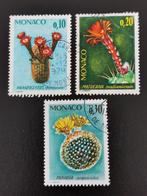 Monaco 1974 - bloemen - cactussen, Ophalen of Verzenden, Monaco, Gestempeld