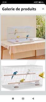Cage nouvelle avec mangeoire, Comme neuf, Métal