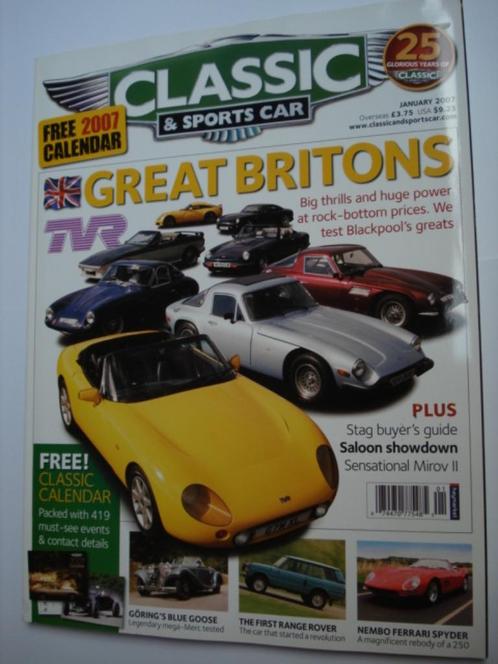 Classic & Sports Car 01/2007, Boeken, Auto's | Folders en Tijdschriften, Zo goed als nieuw, Algemeen, Verzenden