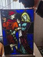 2 hangers glas in lood, Ophalen