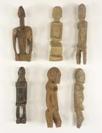 Afrikaanse kunst - 6 oude Dogon-beeldjes - Mali, Antiek en Kunst, Ophalen of Verzenden