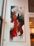 Groot abstract schilderij, uniek, modern & expressief, Antiek en Kunst, Ophalen