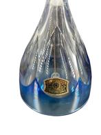 Clochette en Cristal Bleu Val Saint Lambert, Antiquités & Art, Antiquités | Verre & Cristal, Enlèvement ou Envoi