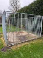 Vend chenil galvanisé, Enlèvement, Comme neuf