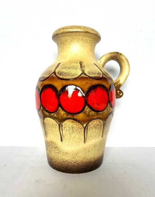 vintage Scheurich Keramik West Germany fat lava vaas 60's, Antiek en Kunst, Antiek | Vazen, Ophalen of Verzenden