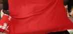 2 plaids  de couleur rouge, Ophalen, Zo goed als nieuw