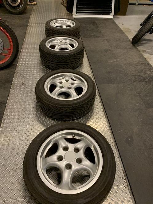 Porsche 993 velgen 7jx16 en 9jx16. 5x130, Auto-onderdelen, Banden en Velgen, Banden en Velgen, Zomerbanden, 16 inch, 245 mm, Personenwagen