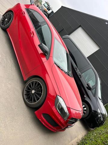 Mooie mercedes a180 AMG paket/ blackline edition kleur rood, Rouge, Achat, Euro 6, Boîte manuelle