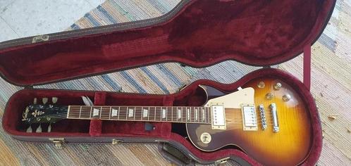 Vintage V100 reissue iced tea flamed, Muziek en Instrumenten, Snaarinstrumenten | Gitaren | Elektrisch, Gebruikt, Solid body, Overige merken