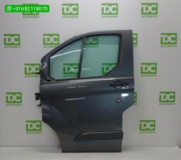 Ford Transit Custom ('12-'19) Voorportier links donkergrijs beschikbaar voor biedingen