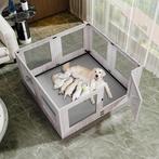 Bench met gehard GLAS - Hond Puppy Box Voor Indoor & Outdoor, Dieren en Toebehoren
