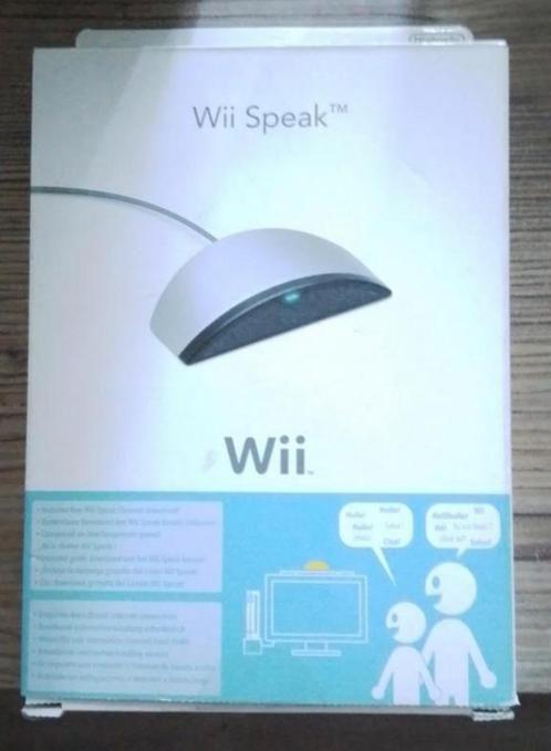 Wii Speak - Nintendo Wii, Games en Spelcomputers, Spelcomputers | Nintendo Consoles | Accessoires, Zo goed als nieuw, Wii, Microfoon