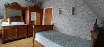 Chambre ancienne, Enlèvement, Utilisé, Queen size, Antiek