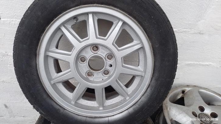 Volvo 15p aluminium velgen., Auto-onderdelen, Banden en Velgen, Velg(en), 15 inch, 195 mm, Personenwagen, Ophalen