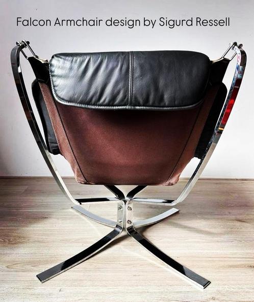 Falcon Chair by Sigurd Ressell, mid-century, 1970s, Antiek en Kunst, Antiek | Meubels | Stoelen en Sofa's, Ophalen