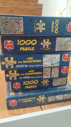 Puzzels 1000 stuks (Jan Van Haasteren), Hobby en Vrije tijd, Ophalen of Verzenden, 500 t/m 1500 stukjes, Zo goed als nieuw, Legpuzzel