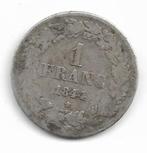 Belgique : 1 franc 1844 (avec mention) = morin 27, Timbres & Monnaies, Monnaies | Belgique, Monnaie en vrac, Argent, Argent, Envoi