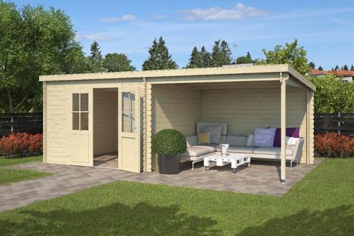 Cabane en rondins Orlando Garden House : 601,4 x 312 cm, Hobby & Loisirs créatifs, Hobby & Loisirs Autre, Neuf, Envoi